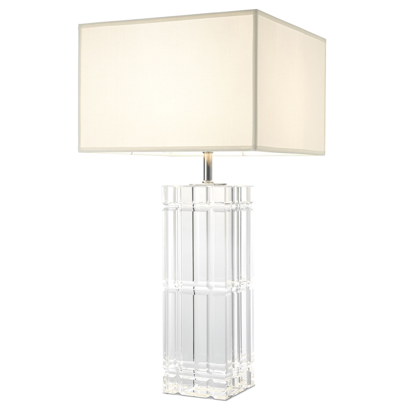 Настольная лампа Eichholtz Table Lamp Universal Прозрачный Белый Никель Настольная лампа Eichholtz Table Lamp Universal Прозрачный Белый Никель в Рязани | Loft Concept