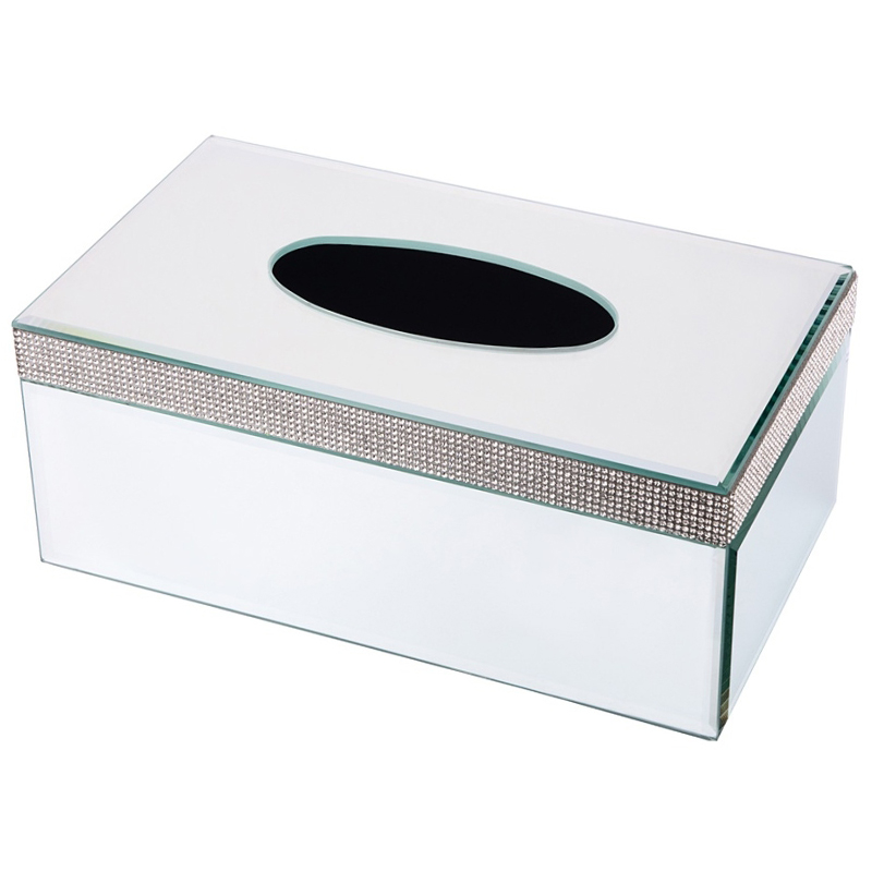 Шкатулка для салфеток Rhinestones Tissue Holder Box Зеркало Шкатулка для салфеток Rhinestones Tissue Holder Box Зеркало в Рязани | Loft Concept
