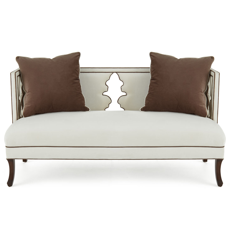 Диван Sonny Sofa Молочный Коричневый Диван Sonny Sofa Молочный Коричневый в Рязани | Loft Concept