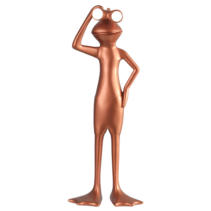 Настольная лампа Resort Frog With Binoculars Lamp Золотой Настольная лампа Resort Frog With Binoculars Lamp Золотой в Рязани | Loft Concept