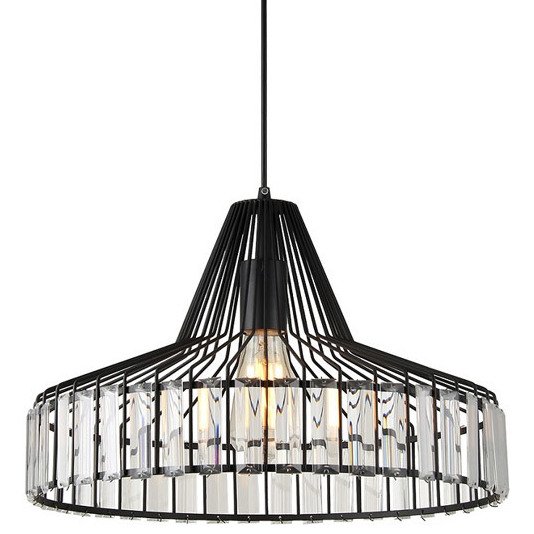Подвесной светильник Glass Plate Pendant Sertop Черный Подвесной светильник Glass Plate Pendant Sertop Черный в Рязани | Loft Concept