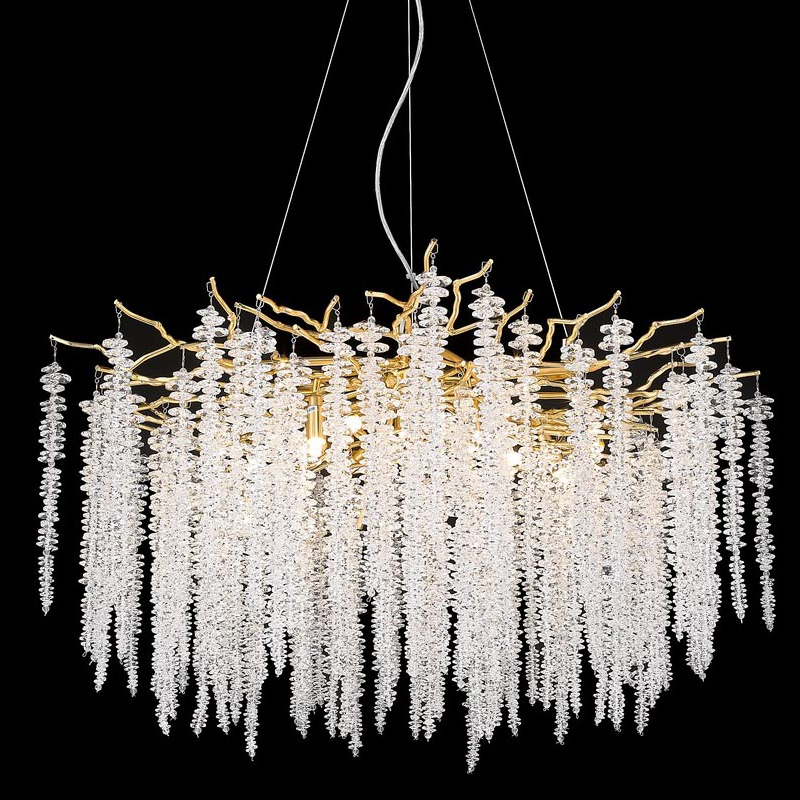 Люстра Diana Rain Gold Золотой Люстра Diana Rain Gold Золотой в Рязани | Loft Concept
