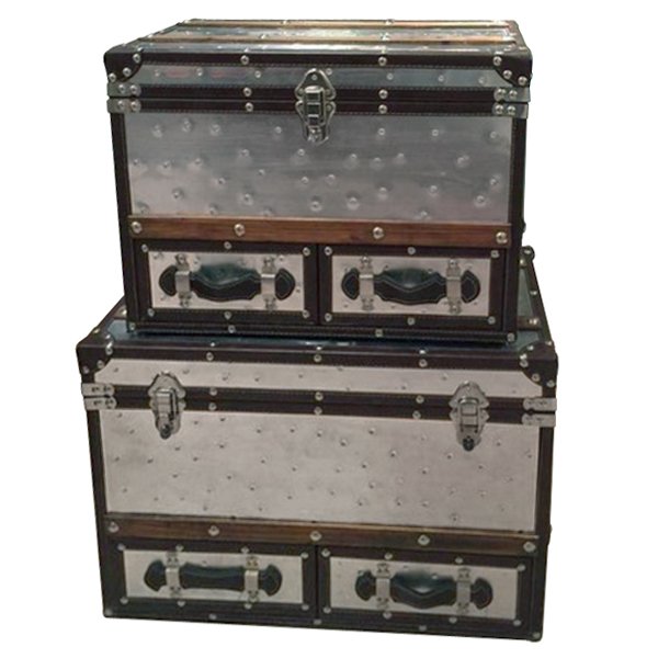 Сундук Aluminum ostrich trunk Сундук Aluminum ostrich trunk в Рязани | Loft Concept