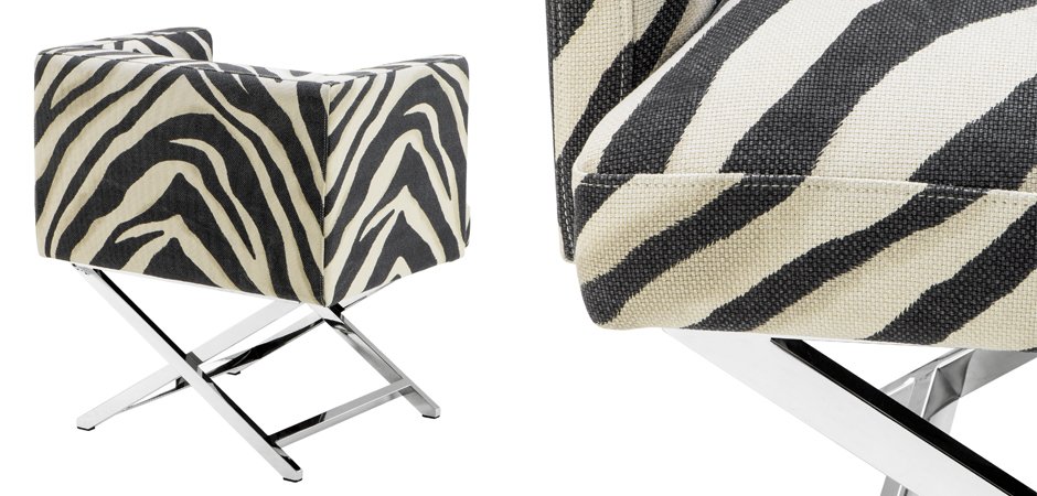 Кресло Eichholtz Chair Dawson Zebra Кресло Eichholtz Chair Dawson Zebra - Loft-Concept в Рязани