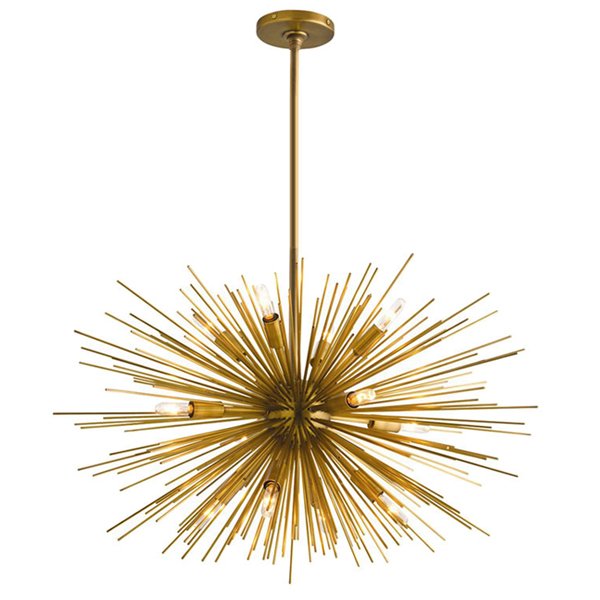 Люстра ASTRA Chandelier Sputnik Brass Золотой Люстра ASTRA Chandelier Sputnik Brass Золотой в Рязани | Loft Concept