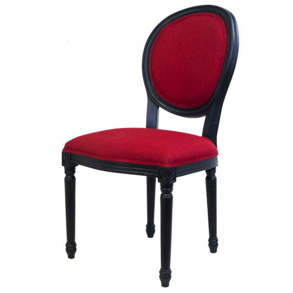 Стул French chairs Provence Red Chair Красный Черный Стул French chairs Provence Red Chair Красный Черный в Рязани | Loft Concept