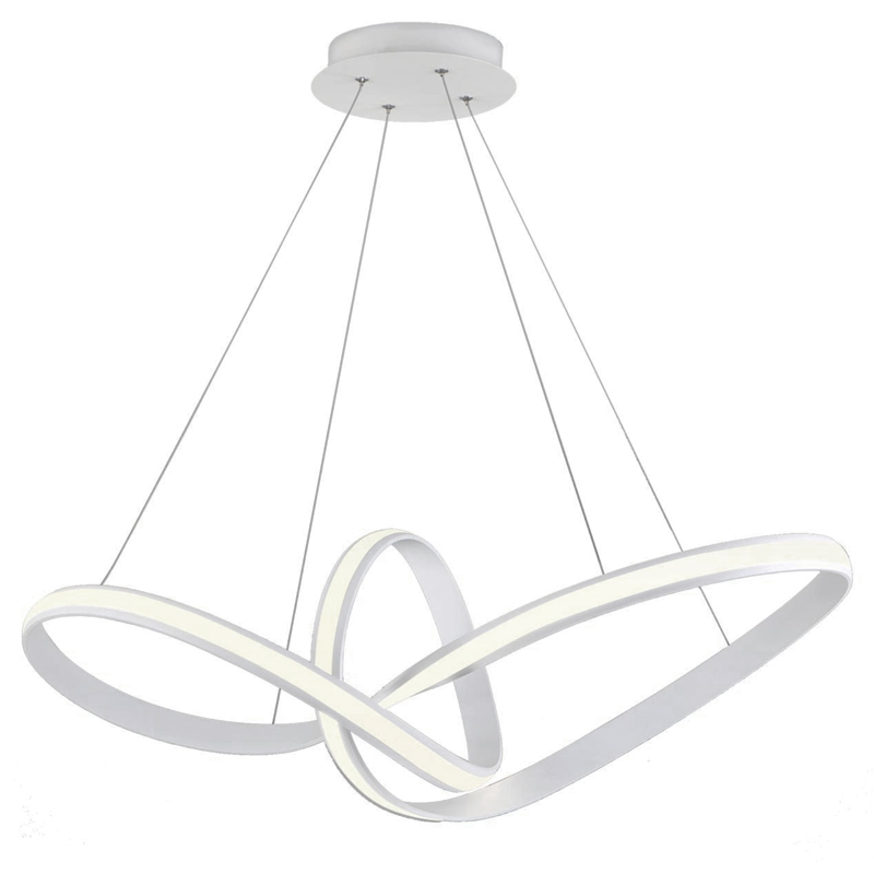 Люстра Mobius Strip White Chandelier Белый в Рязани | Loft Concept 