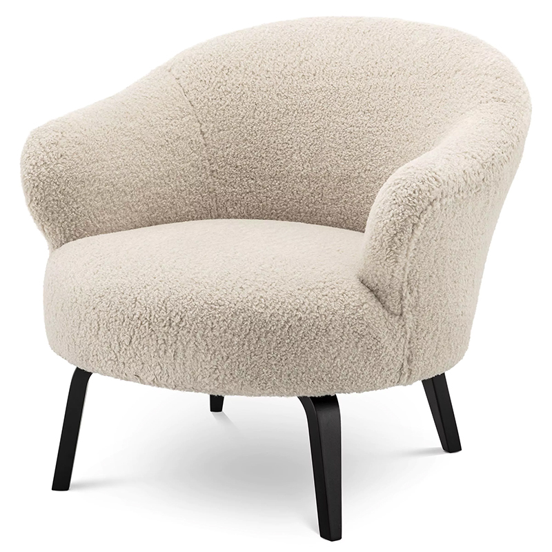 Кресло Eichholtz Chair Moretti Бежевый Черный Бежевый Черный Кресло Eichholtz Chair Moretti Бежевый Черный Бежевый Черный в Рязани | Loft Concept