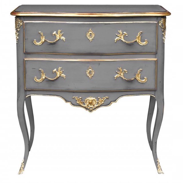 Комод L.XV CHEST OF DRAWERS Grey Бронза Серый Комод L.XV CHEST OF DRAWERS Grey Бронза Серый в Рязани | Loft Concept