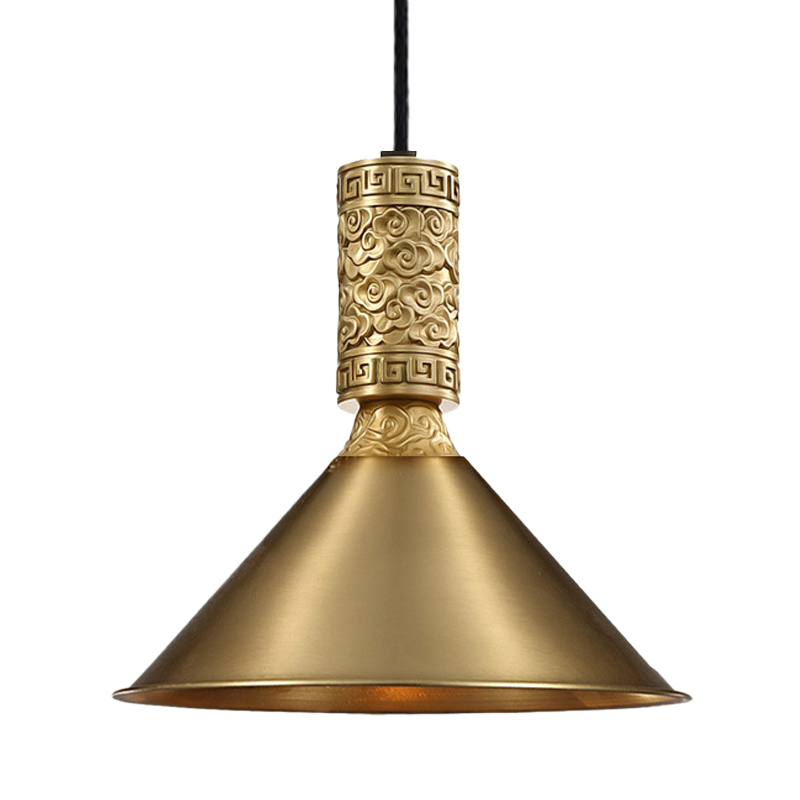Подвесной светильник Yun Metal Lamp Латунь Подвесной светильник Yun Metal Lamp Латунь в Рязани | Loft Concept