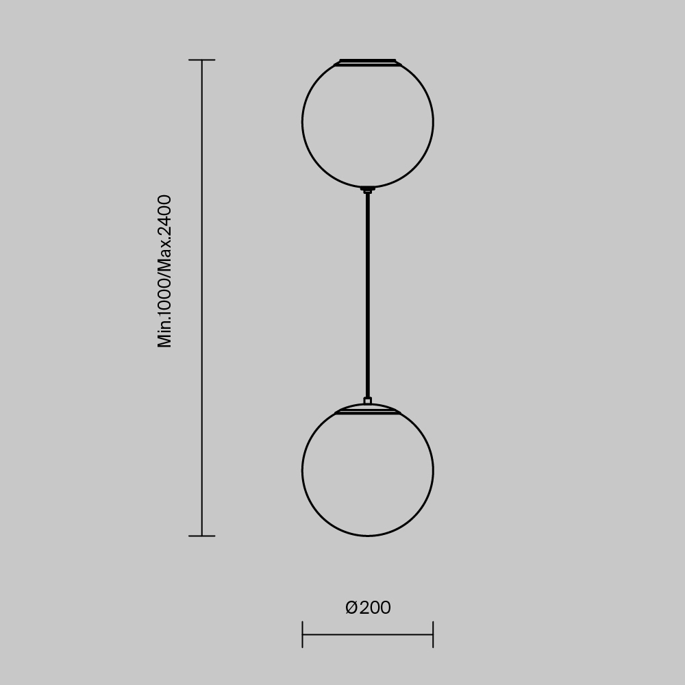 Подвесной светильник Twins 20Вт 3000К в Рязани