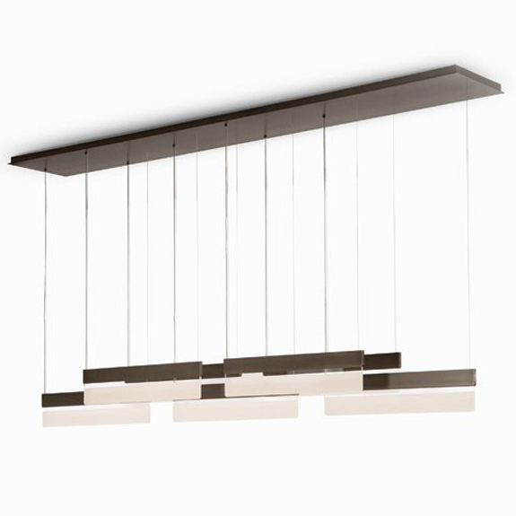 Люстра Holly Hunt EDGE CHANDELIER 7 Коричневый Белый Люстра Holly Hunt EDGE CHANDELIER 7 Коричневый Белый в Рязани | Loft Concept