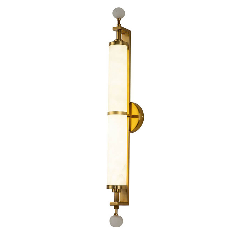 Бра Chantel Marble Wall Lamp M Латунь Белый в Рязани | Loft Concept 