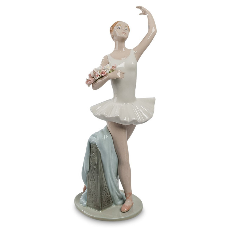 Статуэтка фарфоровая Прима-балерина Charming Statuette Белый Розовый Серо-голубой Бежевый Серый Статуэтка фарфоровая Прима-балерина Charming Statuette Белый Розовый Серо-голубой Бежевый Серый в Рязани | Loft Concept