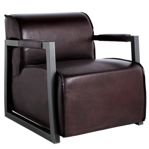 Кресло Leather Tank Коричневый Кресло Leather Tank Коричневый в Рязани | Loft Concept
