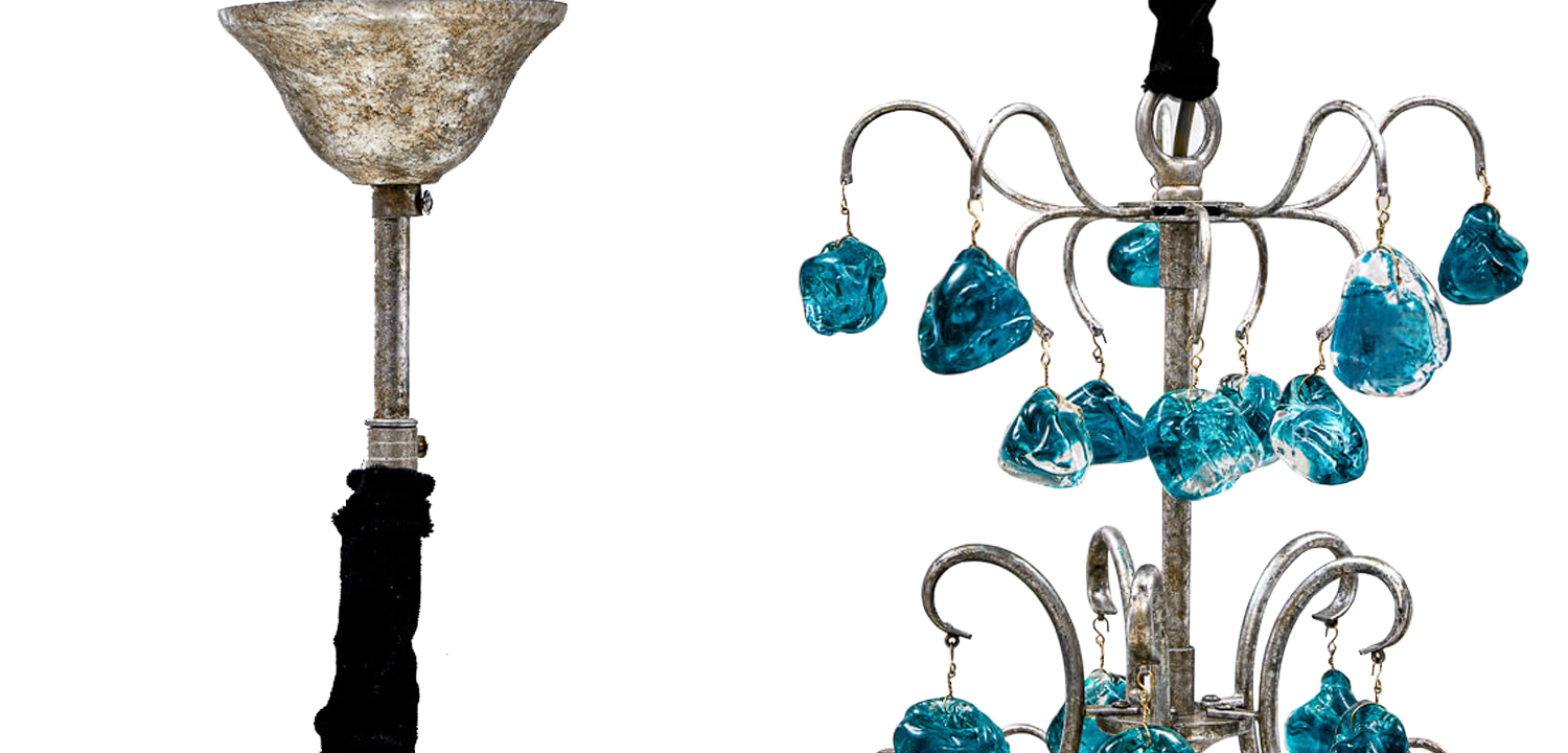 Люстра Crystal Blue Cupertino Chandelier 55 - фото