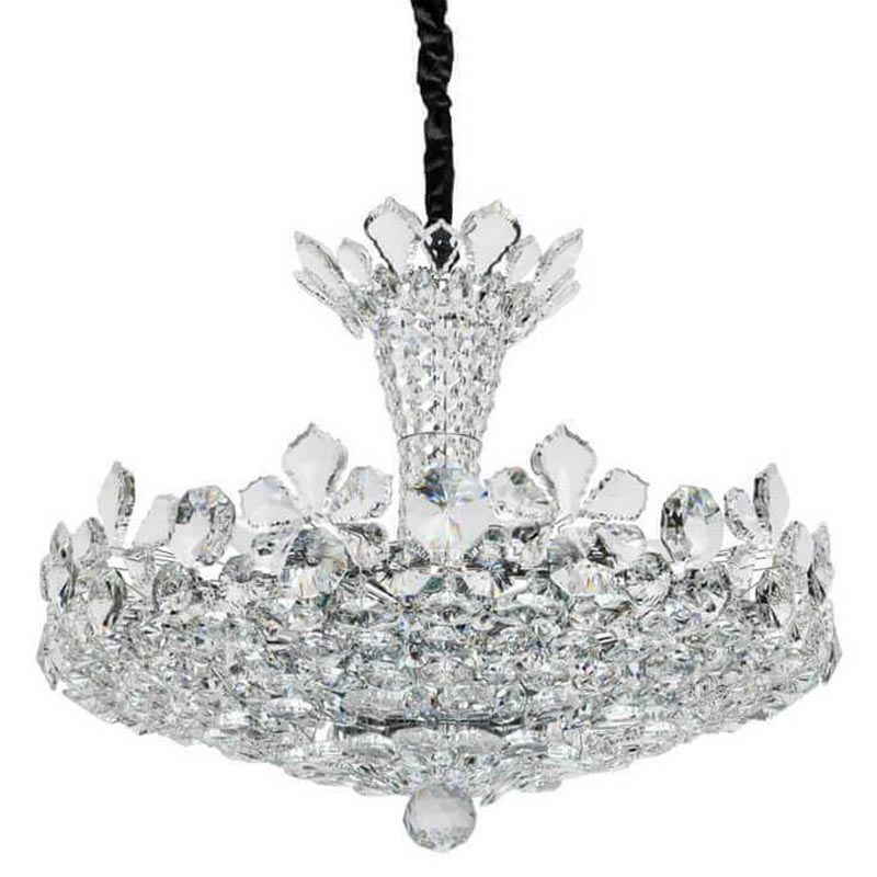 Люстра Griselda Crystal Chandelier 62 Хром Прозрачный Люстра Griselda Crystal Chandelier 62 Хром Прозрачный в Рязани | Loft Concept