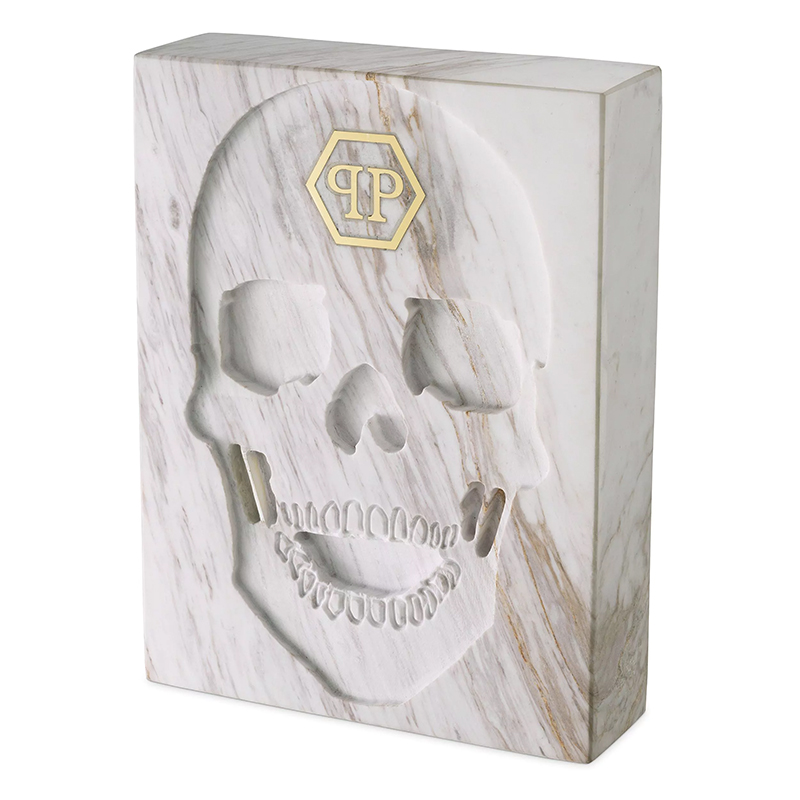 Статуэтка Philipp Plein Marble Skull book Белый Мрамор Bianco Статуэтка Philipp Plein Marble Skull book Белый Мрамор Bianco в Рязани | Loft Concept