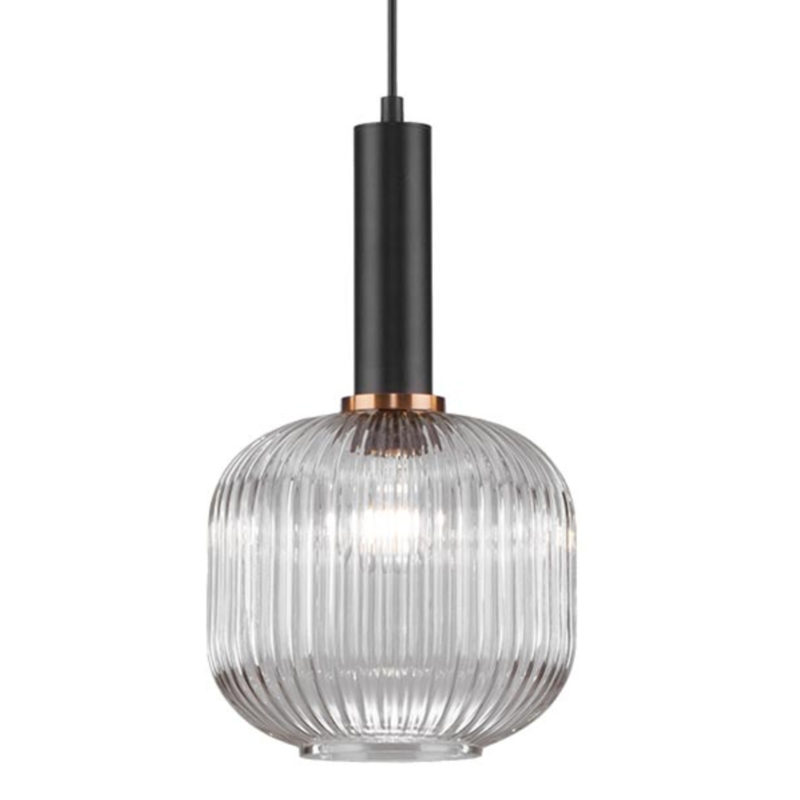 Светильник Ferm Living chinese lantern Сlear III Прозрачное Стекло Черный Светильник Ferm Living chinese lantern Сlear III Прозрачное Стекло Черный в Рязани | Loft Concept