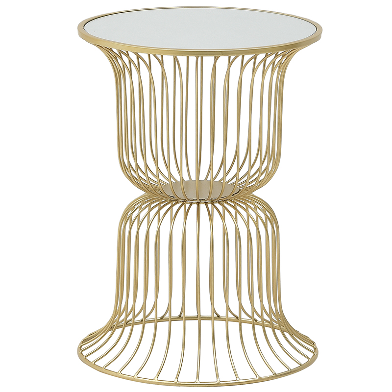 Круглый приставной стол Anthony Gold Side Table Круглый приставной стол Anthony Gold Side Table в Рязани | Loft Concept