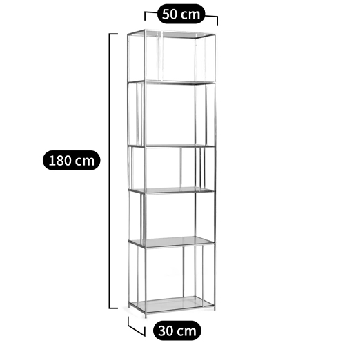 Стеллаж из металла и стекла Menzie Metal Rack Стеллаж из металла и стекла Menzie Metal Rack в Рязани