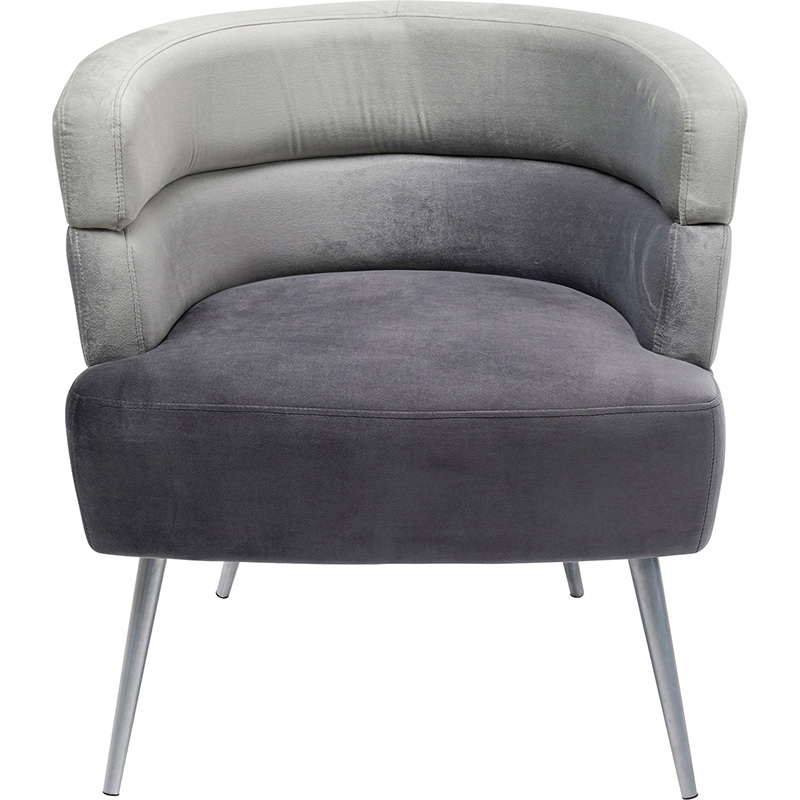 Кресло Gray Velvet Superposition Серый Кресло Gray Velvet Superposition Серый в Рязани | Loft Concept
