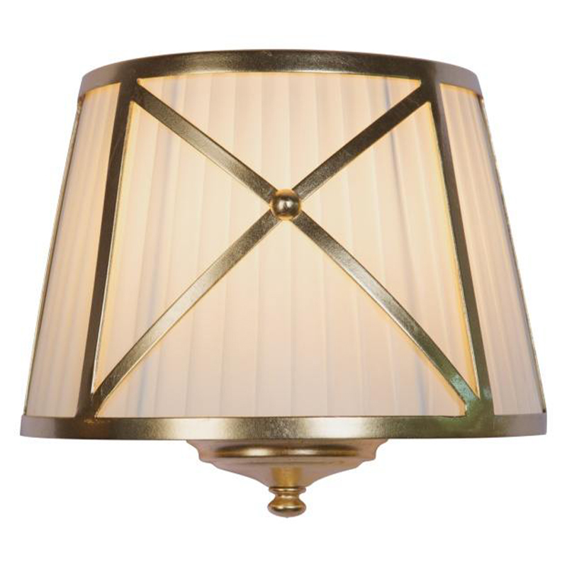 Бра Provence Lampshade Light Gold Wall Lamp Бежевый Золотой Бра Provence Lampshade Light Gold Wall Lamp Бежевый Золотой в Рязани | Loft Concept