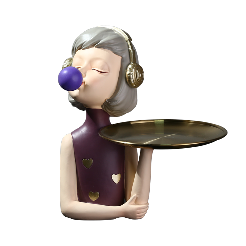 Статуэтка Bubble Gum purple Мульти Статуэтка Bubble Gum purple Мульти в Рязани | Loft Concept