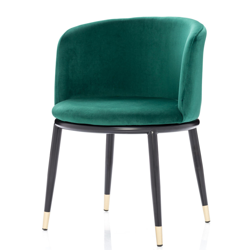 Стул Dining Chair Foucault Green Зеленый Черный Золотой Стул Dining Chair Foucault Green Зеленый Черный Золотой в Рязани | Loft Concept