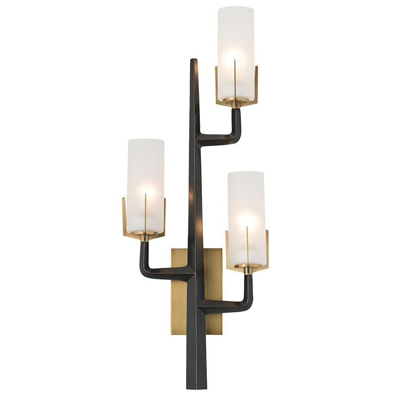 Бра Arteriors GRIFFIN SCONCE Черный Латунь Белый Бра Arteriors GRIFFIN SCONCE Черный Латунь Белый в Рязани | Loft Concept