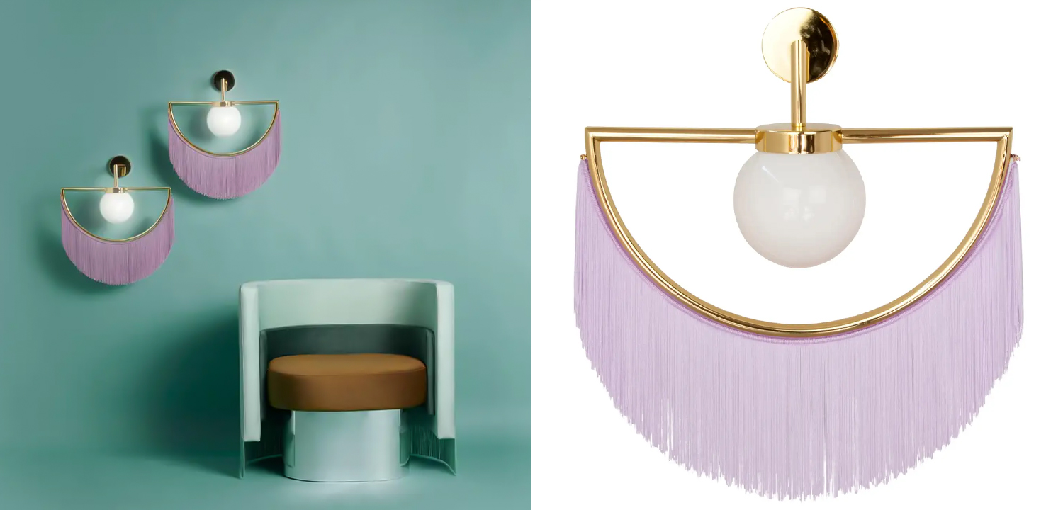 Бра Wink Wall Lamp by Masquespacio for Houtique Lila - фото