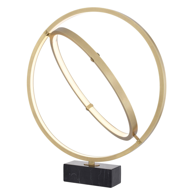Настольная лампа Eichholtz Table Lamp Cassini Латунь Античная полированная Черный Мрамор Nero Настольная лампа Eichholtz Table Lamp Cassini Латунь Античная полированная Черный Мрамор Nero в Рязани | Loft Concept