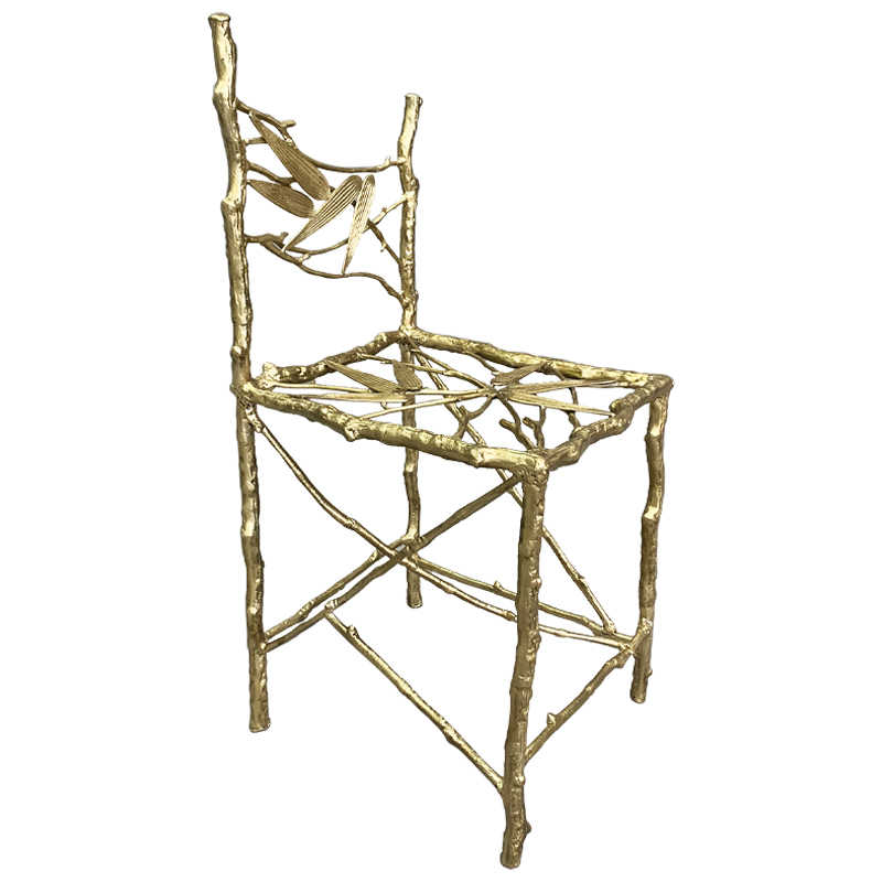 Стул Golden Bamboo Chair Золотой Стул Golden Bamboo Chair Золотой в Рязани | Loft Concept