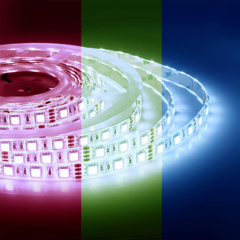Светодиодная влагозащищенная лента 5М 14,4W/m 60LED/m 5050SMD разноцветная Белый Светодиодная влагозащищенная лента 5М 14,4W/m 60LED/m 5050SMD разноцветная Белый в Рязани | Loft Concept