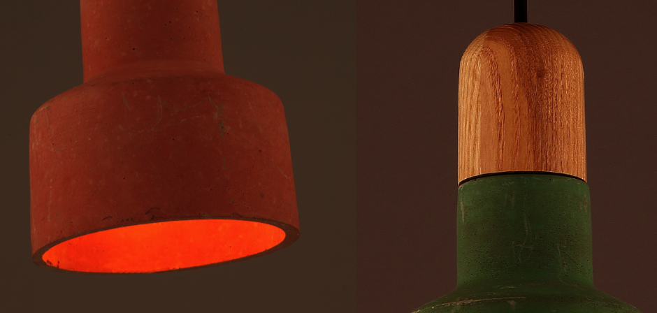 Подвесной светильник Art Concrete Wooden Cope Подвесной светильник Art Concrete Wooden Cope - Loft-Concept в Рязани