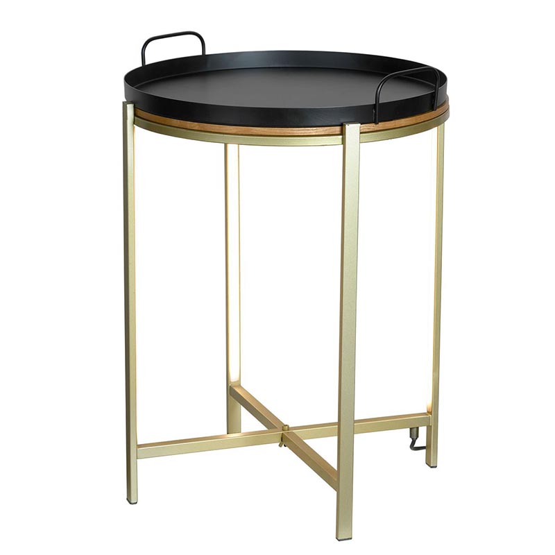 Приставной стол Nagib Side Table Bronze LED Бронза Приставной стол Nagib Side Table Bronze LED Бронза в Рязани | Loft Concept