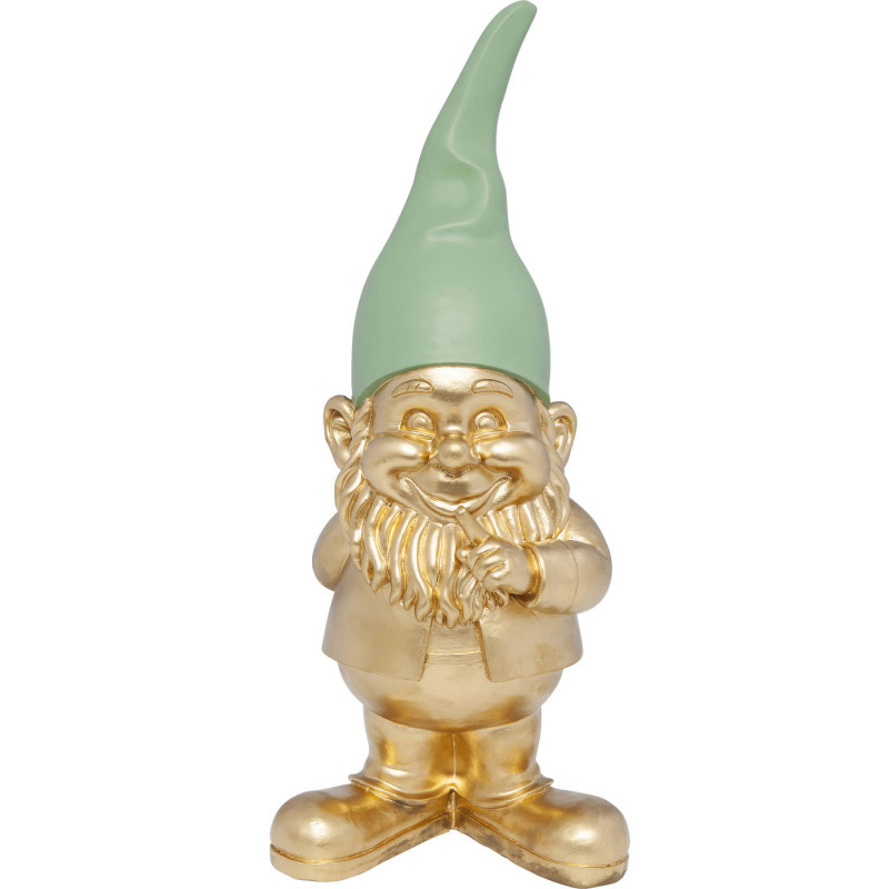 Статуэтка Golden Standing Gnome Золотой Статуэтка Golden Standing Gnome Золотой в Рязани | Loft Concept