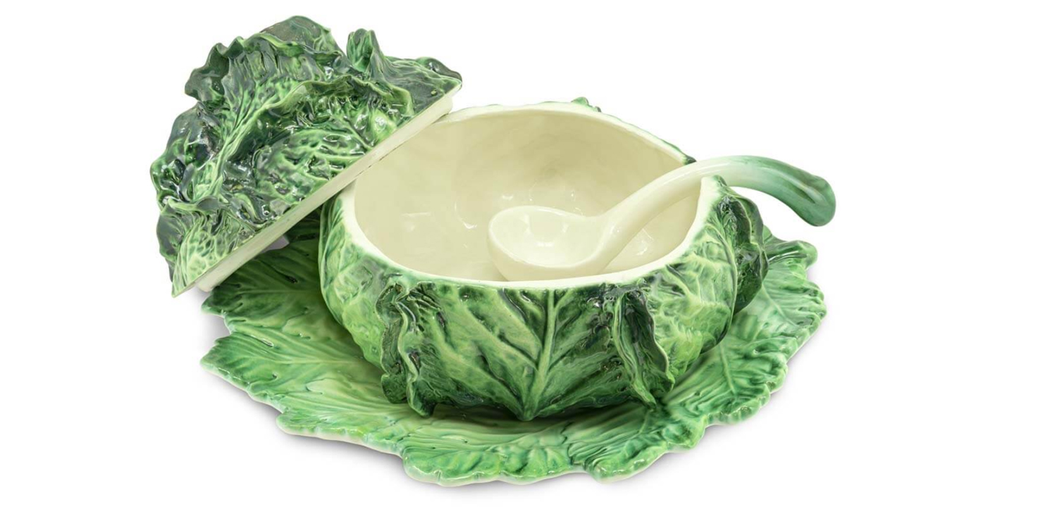 Супница SOUP BOWL CABBAGE W/PLATE D25 - фото №1
