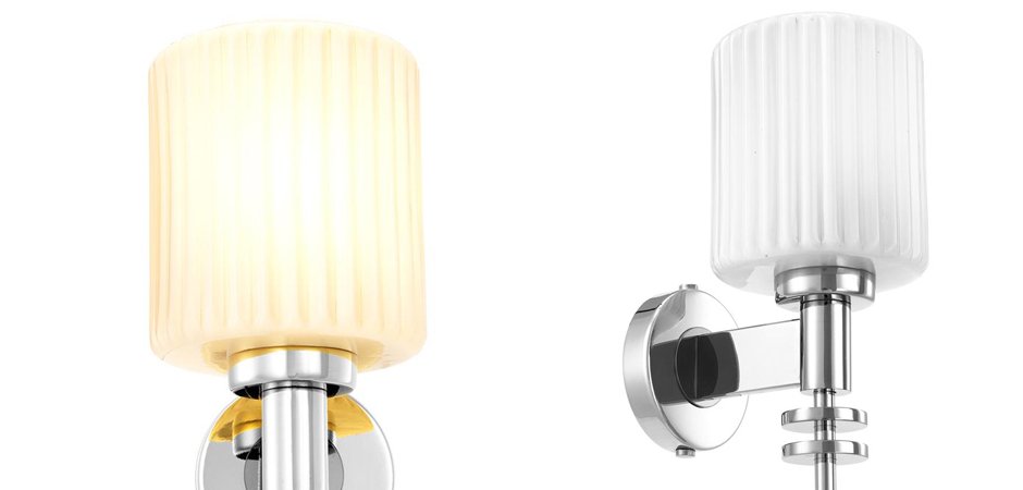 Бра Eichholtz Wall Lamp Ponza Nickel Бра Eichholtz Wall Lamp Ponza Nickel - Loft-Concept в Рязани