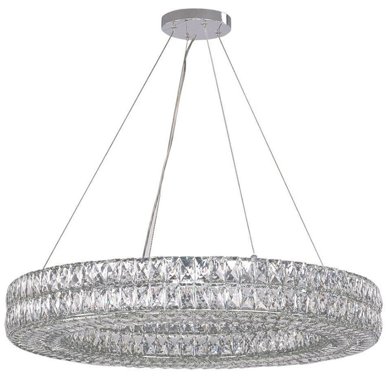 Люстра Crystal Regena Chrome Chandelier 17 Хром Прозрачный (Transparent) в Рязани | Loft Concept 