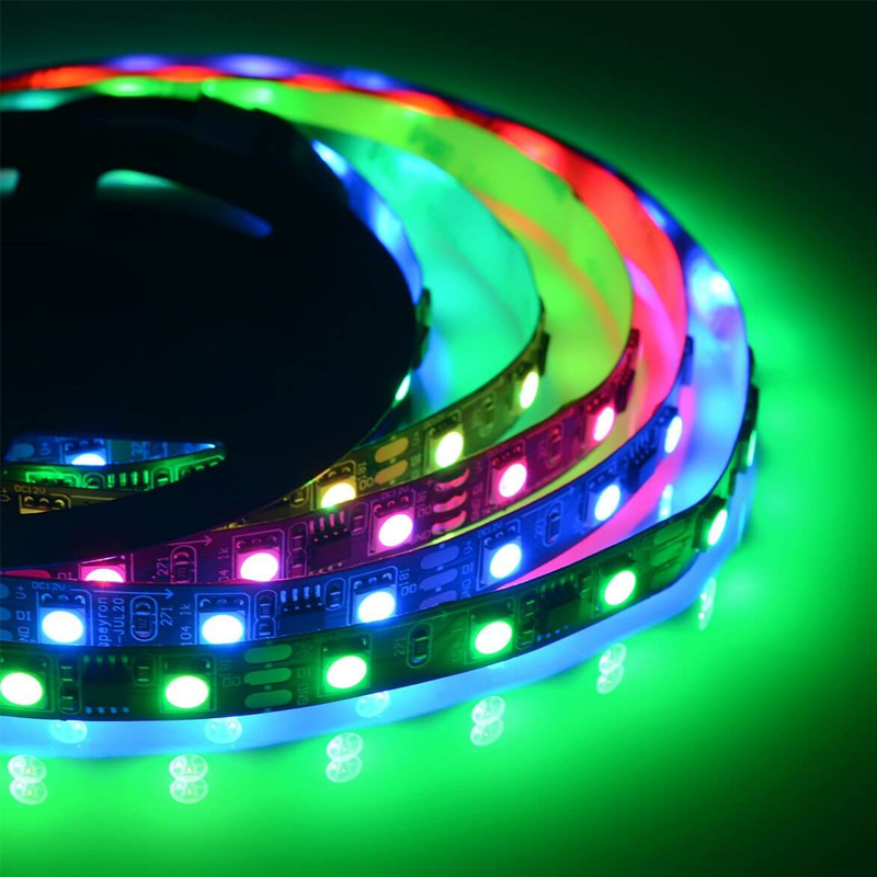 Комплект светодиодной ленты 14,4W/m 60Led/m 5050SMD разноцветный 2M Белый Комплект светодиодной ленты 14,4W/m 60Led/m 5050SMD разноцветный 2M Белый в Рязани | Loft Concept