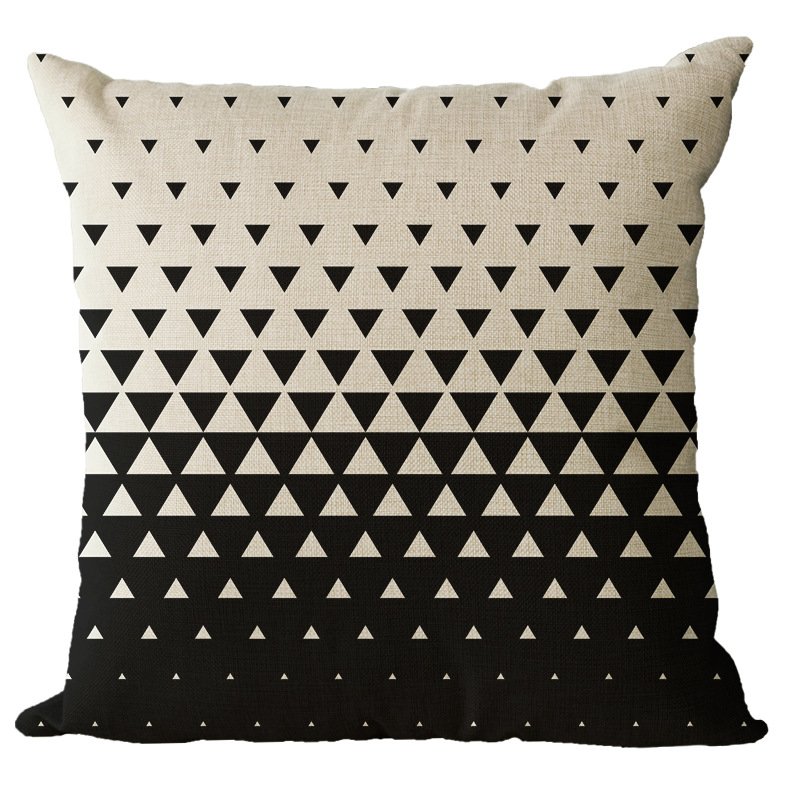 Декоративная подушка Black and White Pattern #7 Декоративная подушка Black and White Pattern #7 в Рязани | Loft Concept