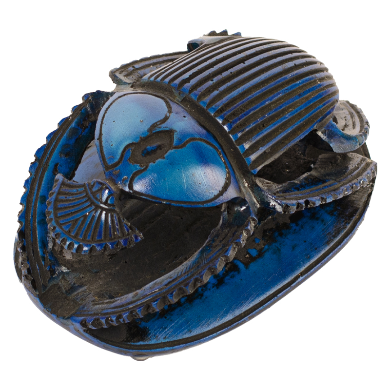 Статуэтка Скарабей Scarab Beetle dark blue Темно-синий Синий Статуэтка Скарабей Scarab Beetle dark blue Темно-синий Синий в Рязани | Loft Concept