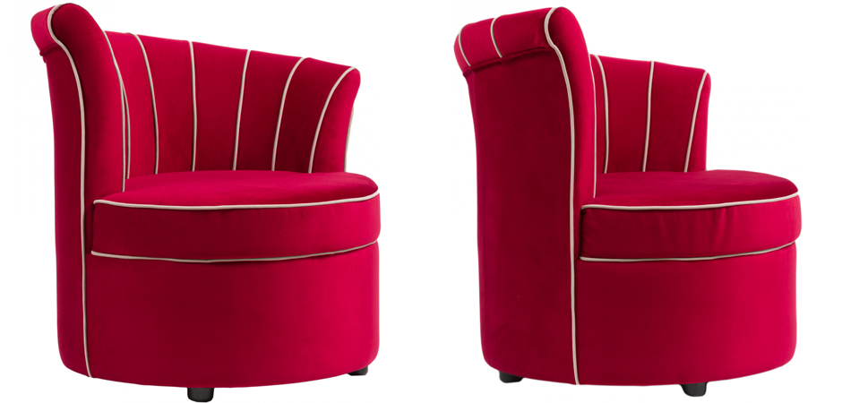 Кресло Curly Backrest Red Кресло Curly Backrest Red - Loft-Concept в Рязани