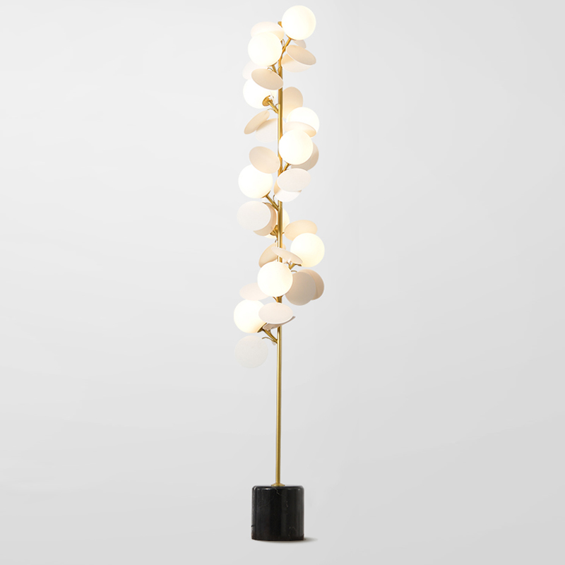 Торшер MATISSE Floor Lamp Белое матовое стекло Золотой Черный Белый Мокко Торшер MATISSE Floor Lamp Белое матовое стекло Золотой Черный Белый Мокко в Рязани | Loft Concept