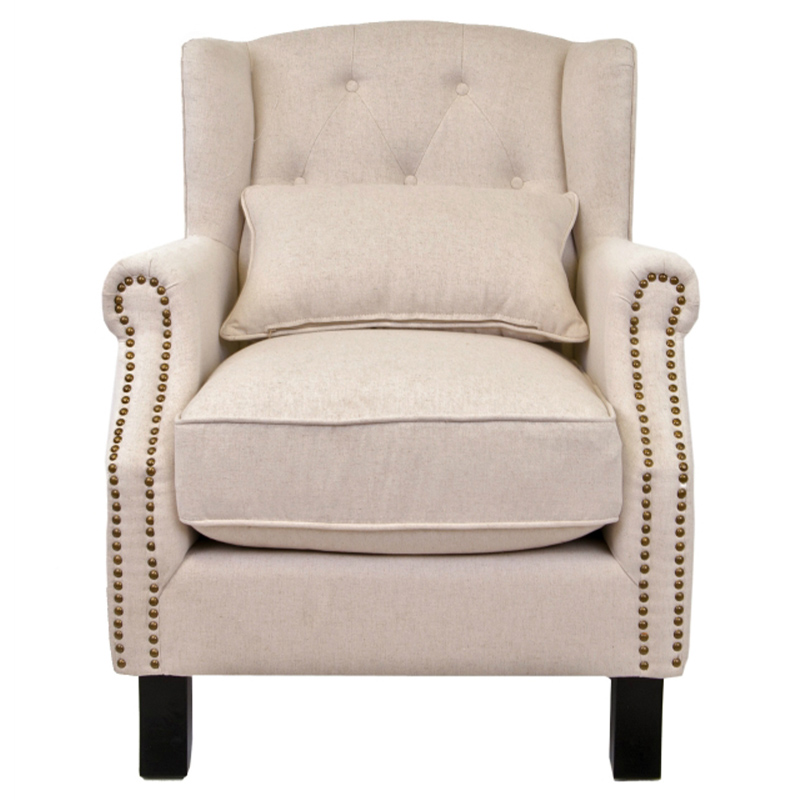 Кресло Henry Armchair beige flax Бежевый Кресло Henry Armchair beige flax Бежевый в Рязани | Loft Concept