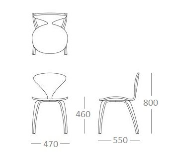 Стул Cherner Side Chair в Рязани