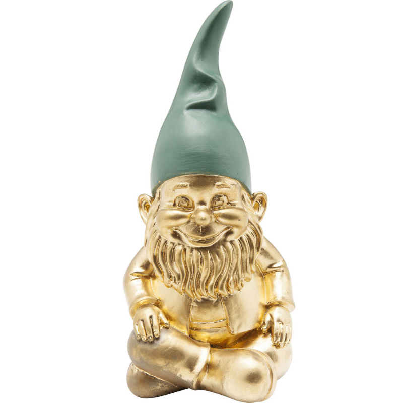 Статуэтка Golden Sitting Gnome Золотой Статуэтка Golden Sitting Gnome Золотой в Рязани | Loft Concept