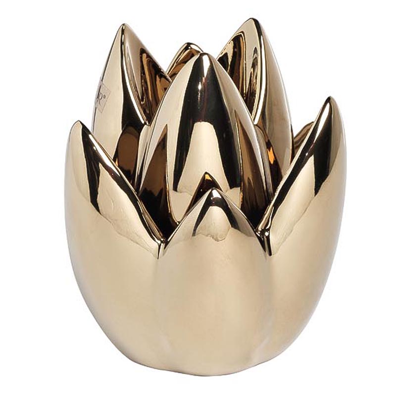 Подсвечник Solange gold Глянцевое золото Подсвечник Solange gold Глянцевое золото в Рязани | Loft Concept