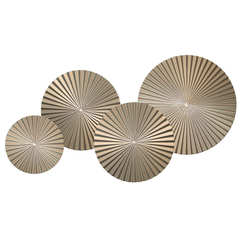 Арт-объект Apollo Champagne Wall Plaque Disc 4 Золотой Шампань Арт-объект Apollo Champagne Wall Plaque Disc 4 Золотой Шампань в Рязани | Loft Concept
